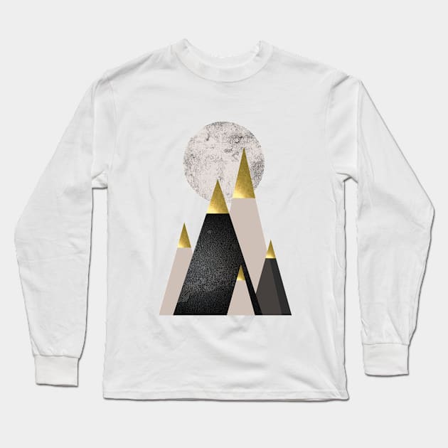 Nordic Mountains Long Sleeve T-Shirt by UrbanEpiphany